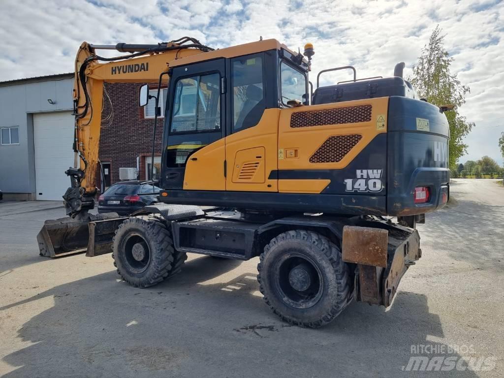 Hyundai HW 140 Ekskavatori uz riteņiem