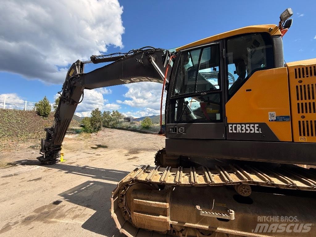 Volvo ECR355EL Kāpurķēžu ekskavatori