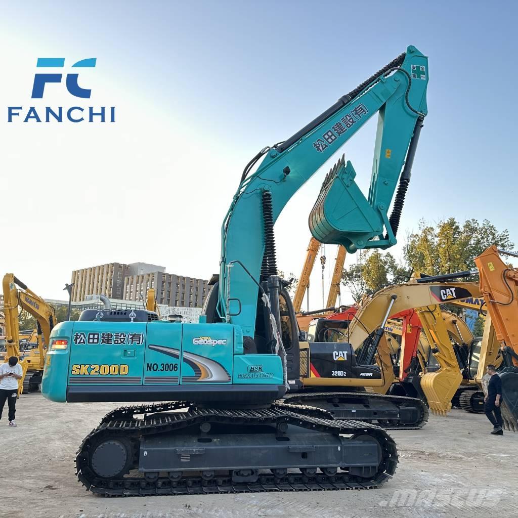 Kobelco SK 200D Kāpurķēžu ekskavatori