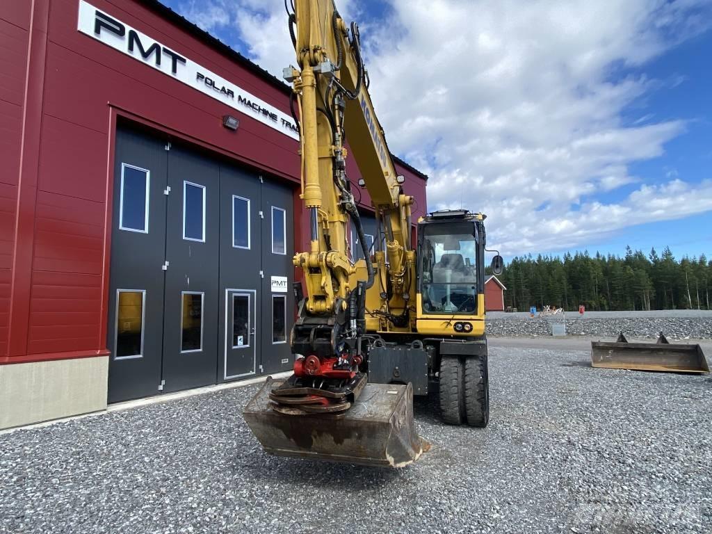 Komatsu PW 148-10 Ekskavatori uz riteņiem