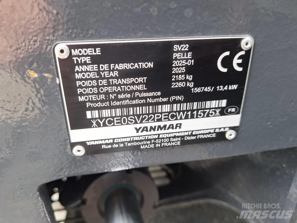 Yanmar SV 22 Mini ekskavatori < 7 t