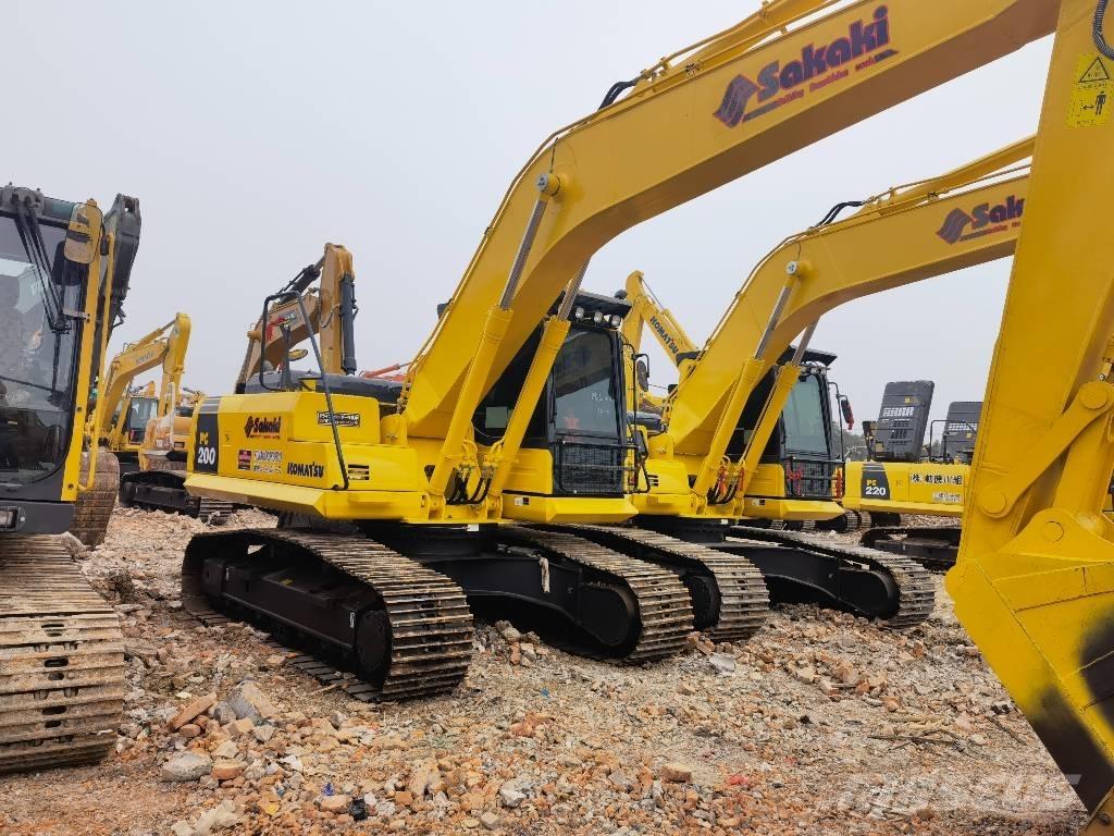 Komatsu pc200-8 Kāpurķēžu ekskavatori
