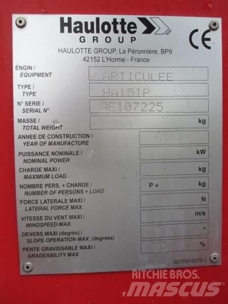 Haulotte HA 15 IP Strēles pacēlāji