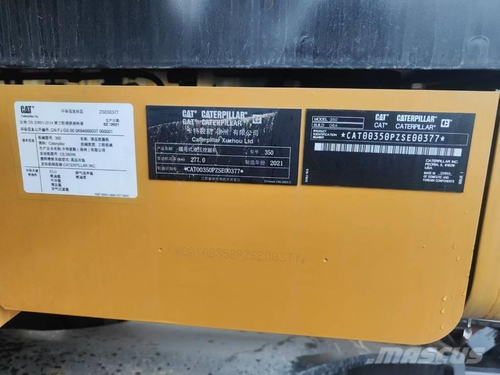 CAT 2023 CAT 350 Ekskavatori uz riteņiem