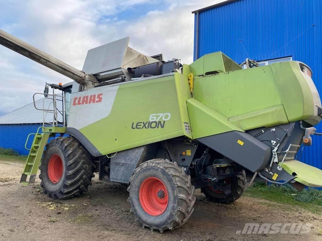 CLAAS Lexion 670 Ražas novākšanas kombaini