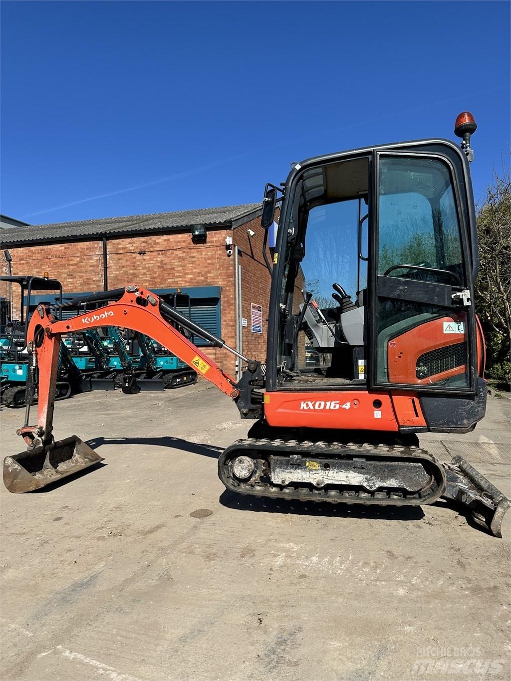 Kubota KX 016-4 Mini ekskavatori < 7 t