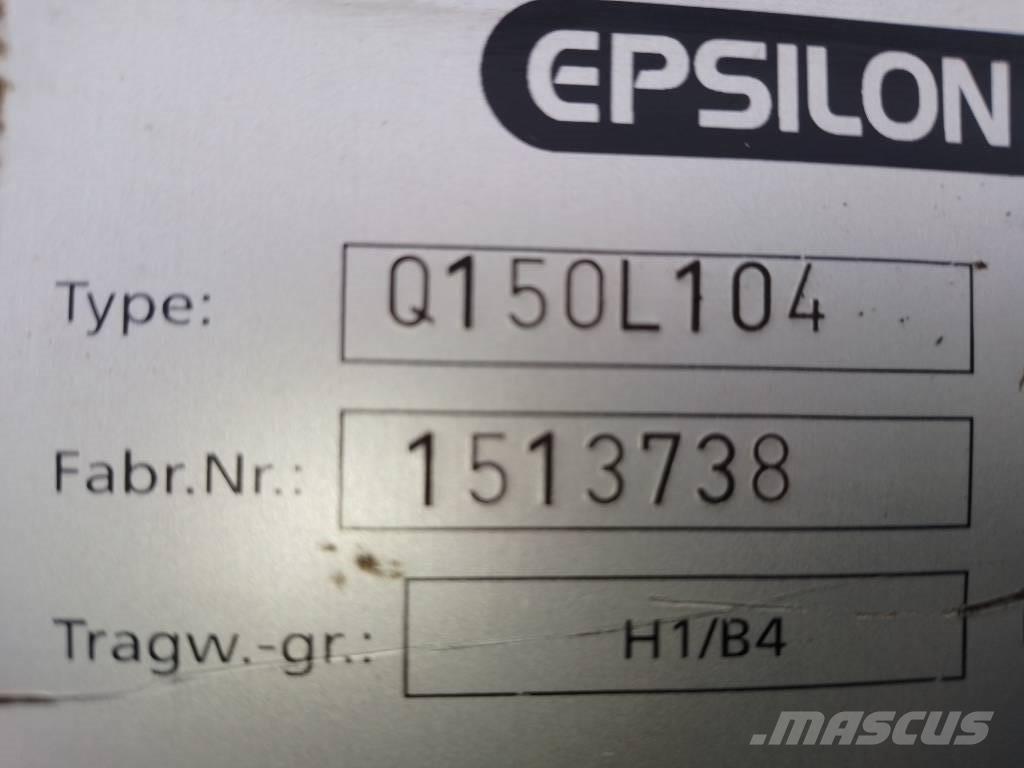 Epsilon Q 150 L104 Kokmateriālu krāni