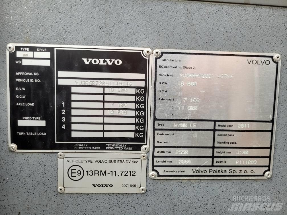 Volvo B7RLE 8700 EEV Pilsētas autobusi
