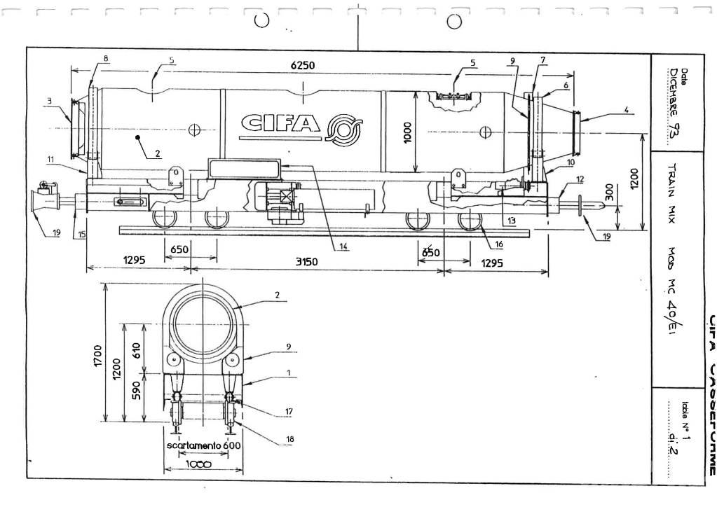 Cifa MC 40/EI Betona maisītājs