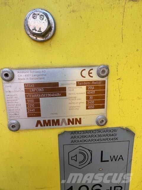 Ammann ARX 45 Augsnes blīvētāji