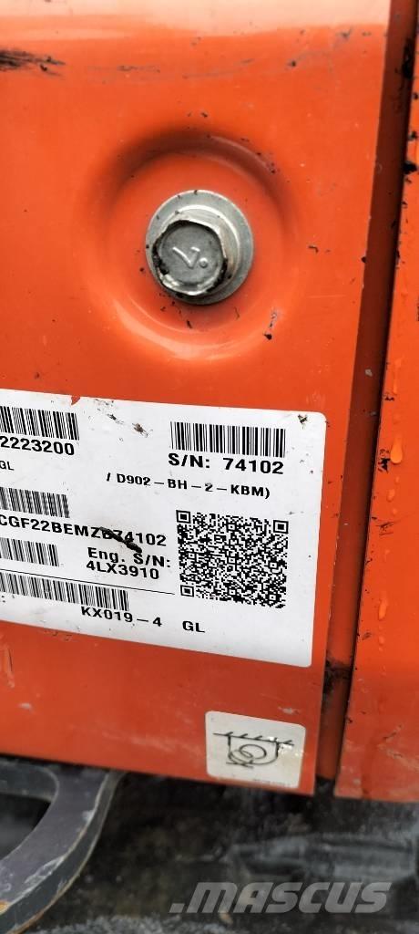 Kubota KX 019-4 Mini ekskavatori < 7 t