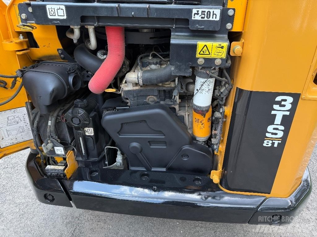 JCB 3 TS-8T Lietoti riteņu kompaktiekrāvēji