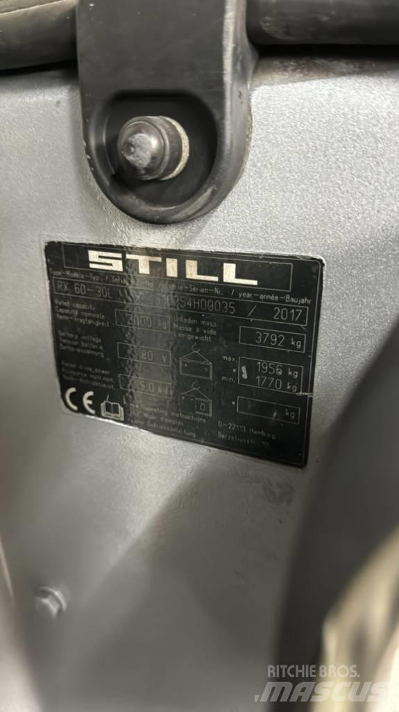 Still RX 60-30 Elektriskie iekrāvēji