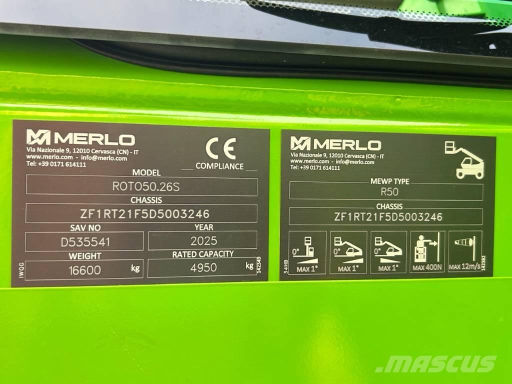 Merlo Roto 50.26 S Teleskopiskie manipulatori