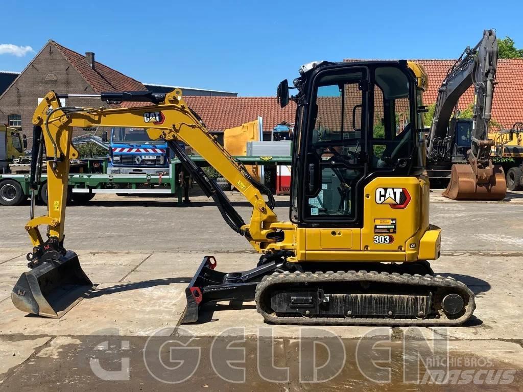 CAT 303 - 3 Buckets Mini ekskavatori < 7 t