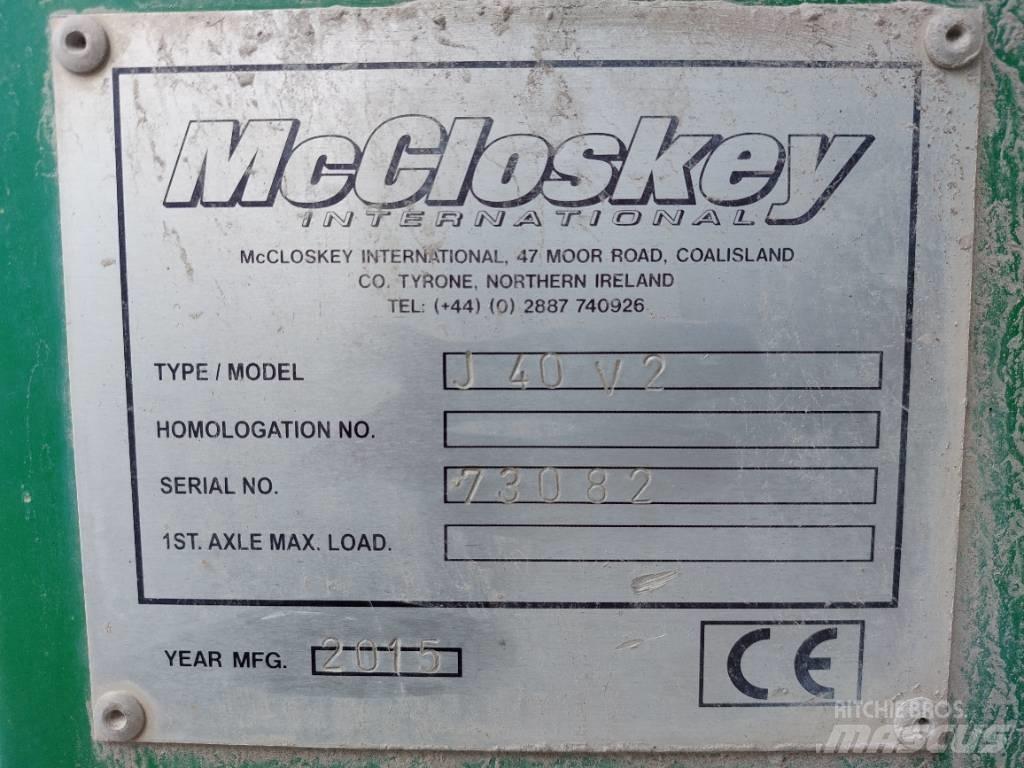 McCloskey J 40 V2 Drupinātāji