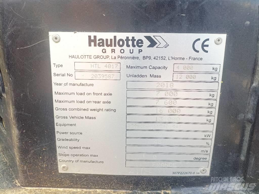 Haulotte HTL4017 Teleskopiskie manipulatori