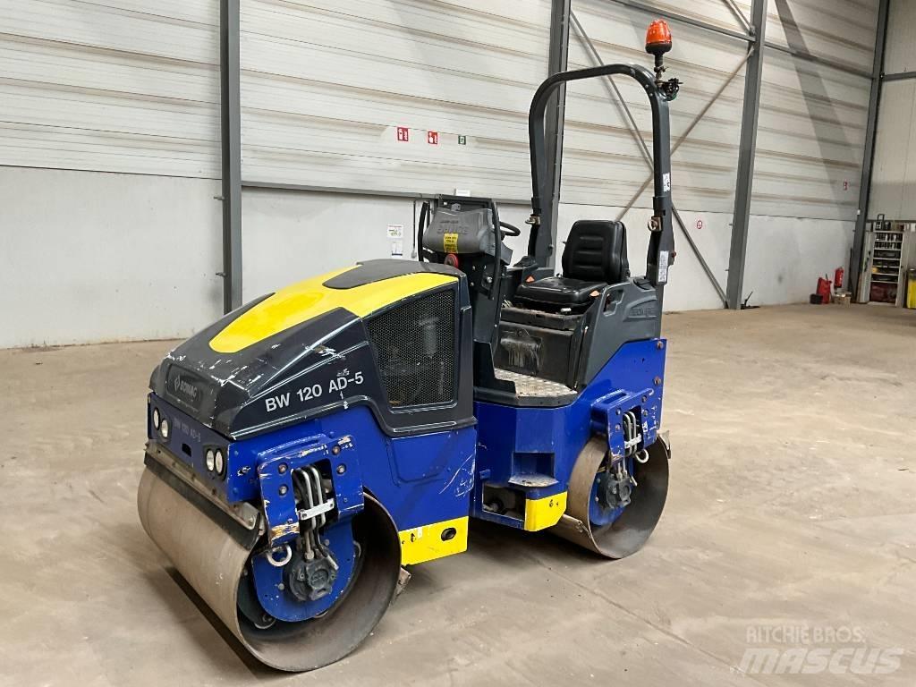 Bomag BW 120 AD-5 Divvalču grunts veltņi