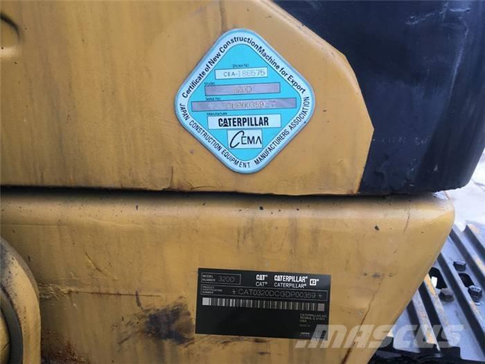 CAT 320 D Kāpurķēžu ekskavatori