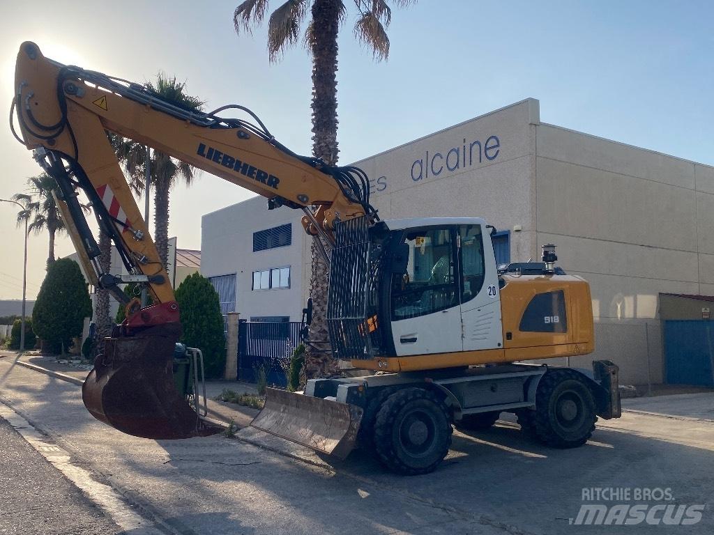 Liebherr A918 Ekskavatori uz riteņiem