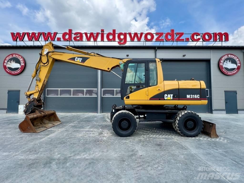CAT M 316 C Ekskavatori uz riteņiem