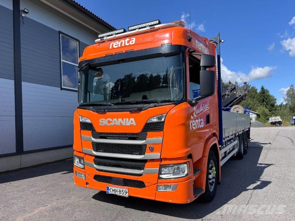 Scania G 410 Smagās mašīnas ar celtni