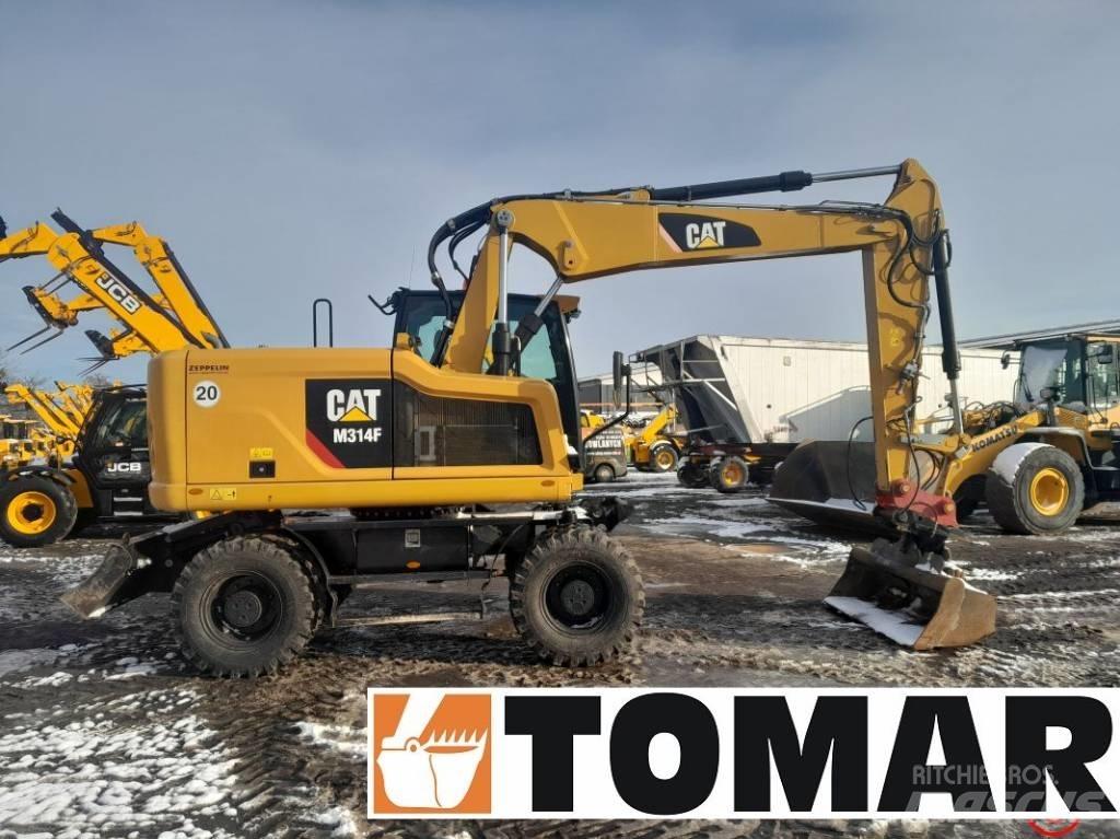 CAT M 314 F Ekskavatori uz riteņiem
