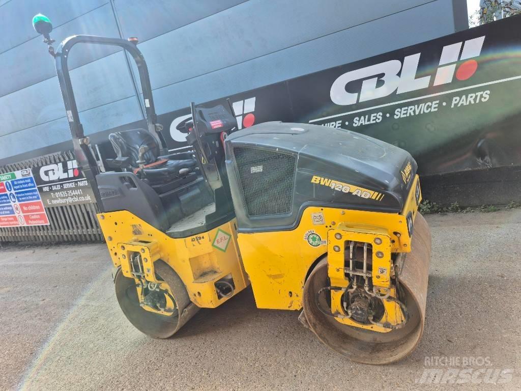 Bomag BW 120 AD-5 Divvalču grunts veltņi