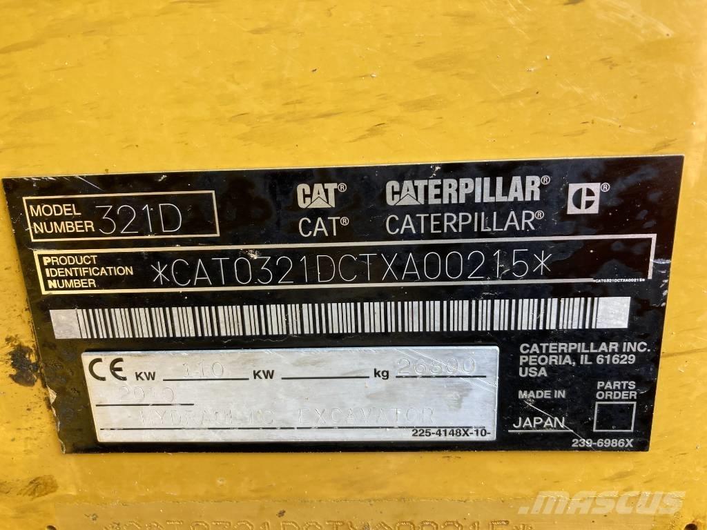 CAT 321 D Kāpurķēžu ekskavatori