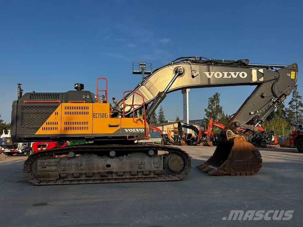 Volvo EC750EL Kāpurķēžu ekskavatori