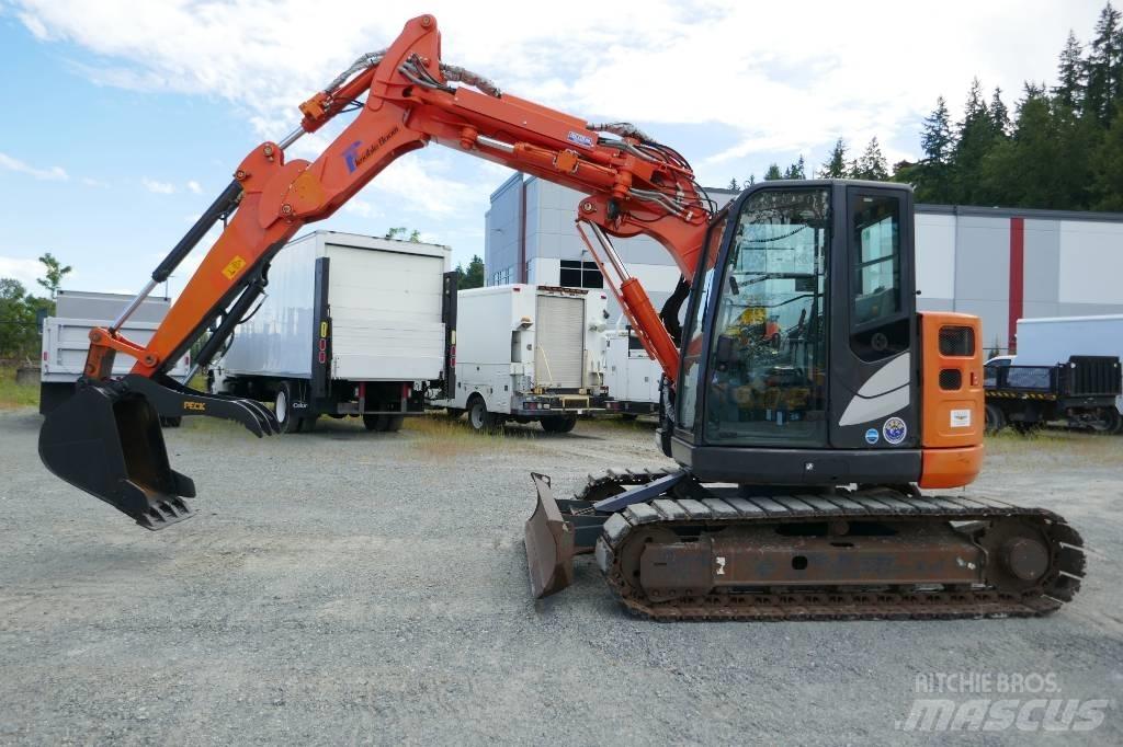 Hitachi zx75ur-5B Kāpurķēžu ekskavatori