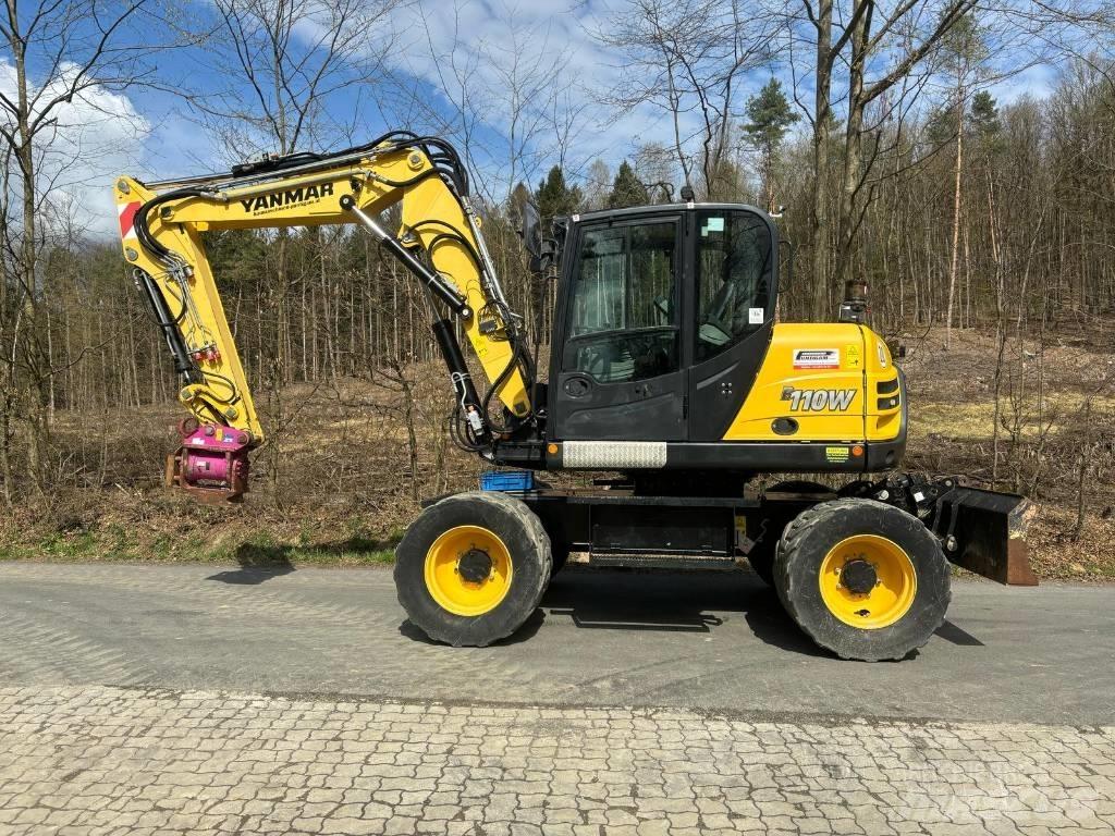 Yanmar B 110 W Ekskavatori uz riteņiem