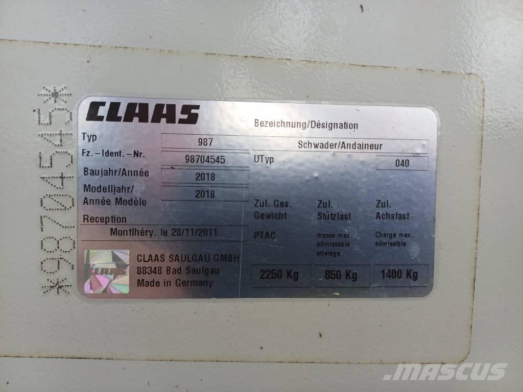 CLAAS Liner 2800 Vālotāji