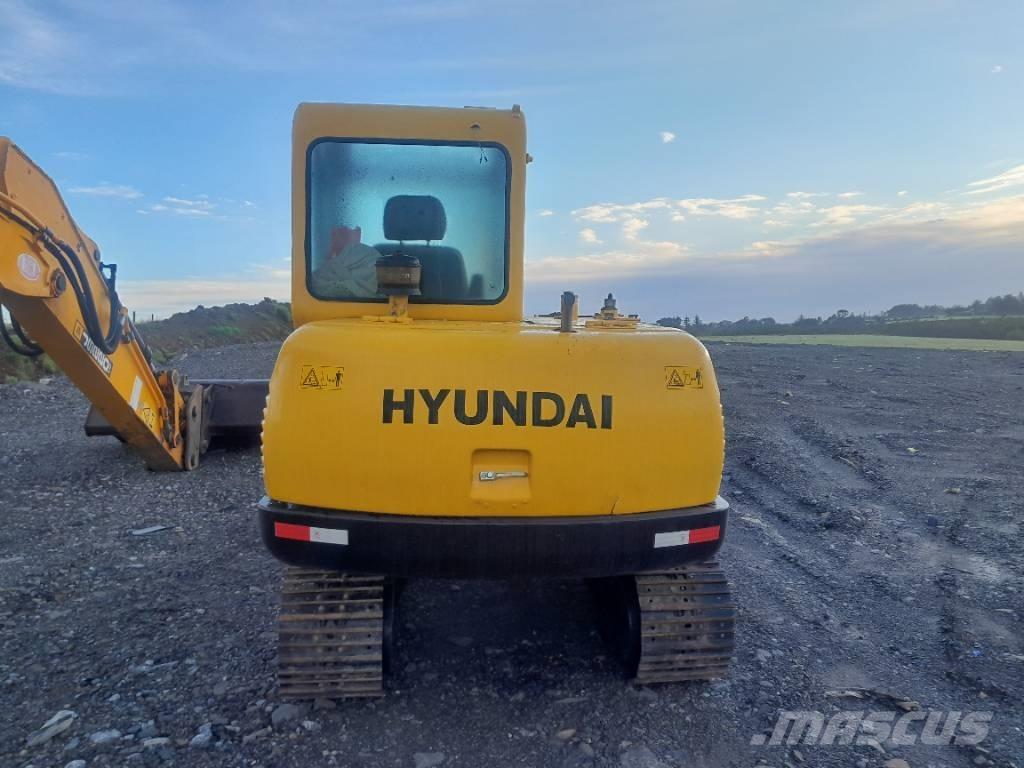 Hyundai R55-7 Kāpurķēžu ekskavatori