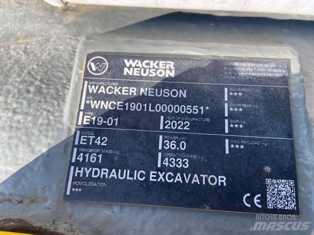 Wacker Neuson ET42 Kāpurķēžu ekskavatori