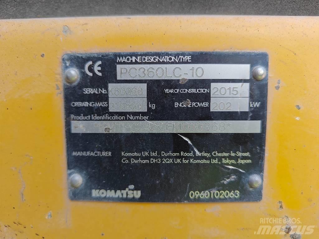 Komatsu PC 360 LC-10 Kāpurķēžu ekskavatori