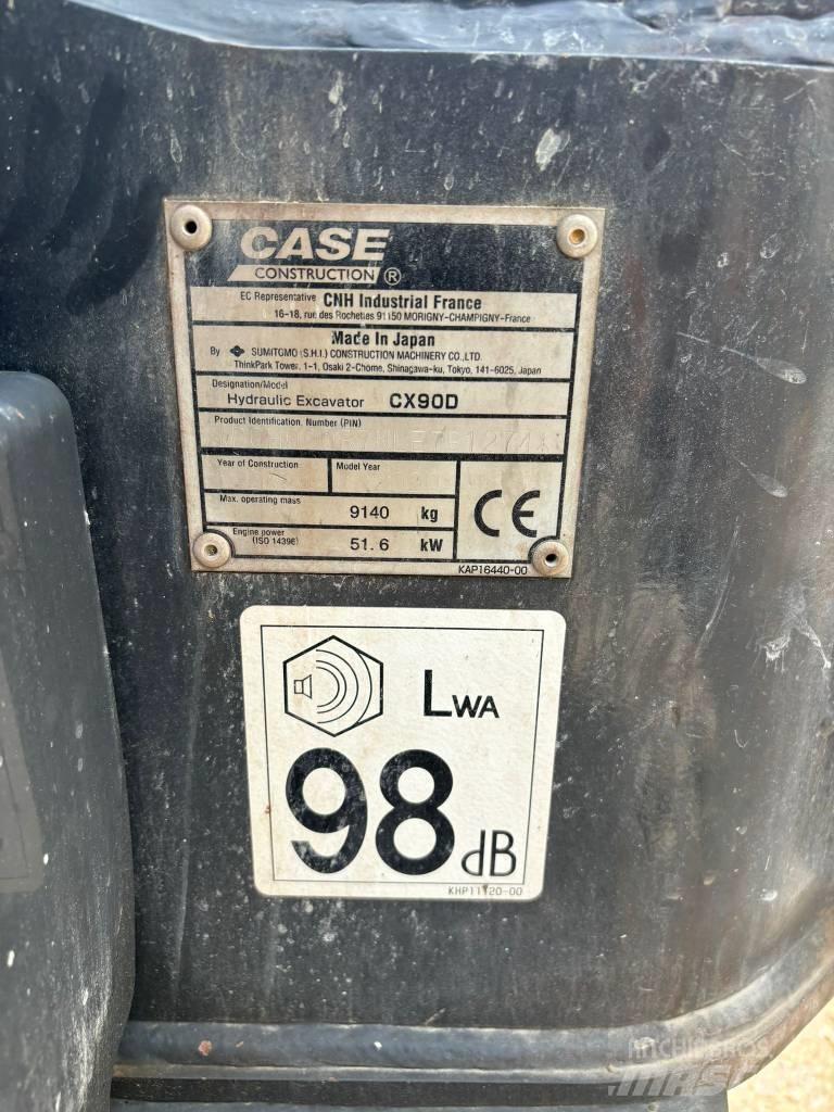 CASE CX 90 D Vidēja lieluma ekskavatori 7 t - 12 t