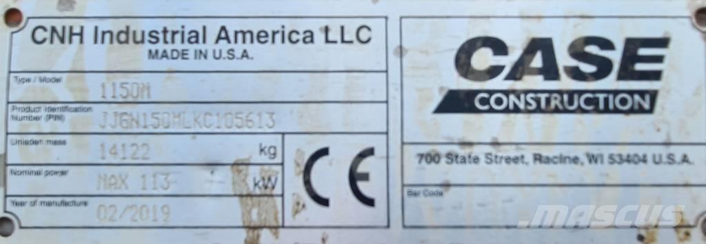 CASE 1150 M Sliedes, ķēdes un šasija