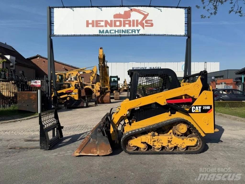 CAT 259D Lietoti riteņu kompaktiekrāvēji