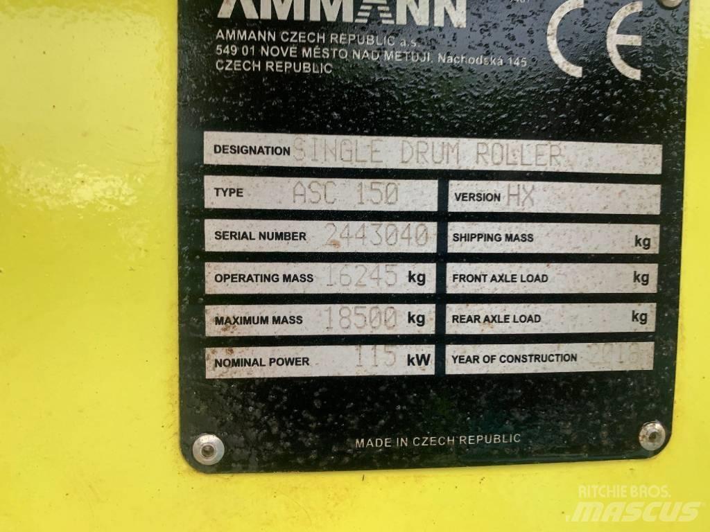 Ammann ASC 150 HX Vienvalča grunts veltņi