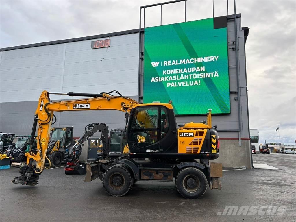 JCB JS145W T4i Ekskavatori uz riteņiem