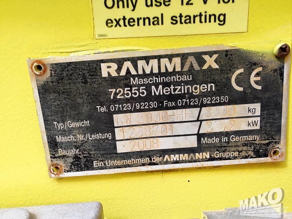 Rammax RW 2900 Divvalču grunts veltņi
