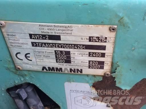 Ammann AV12-2 Divvalču grunts veltņi