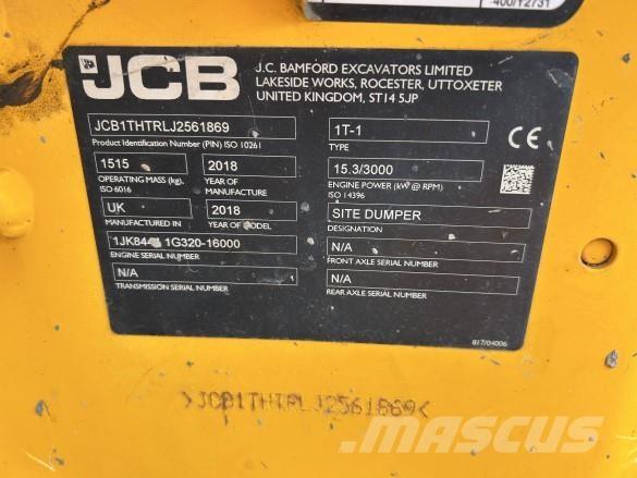 JCB DUMPER 1T-1 Mini pašizgāzēji