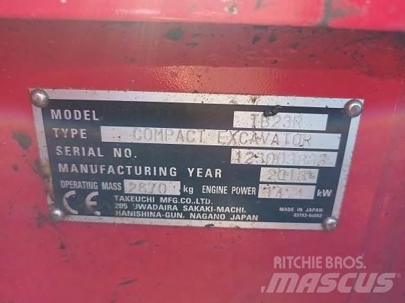 Takeuchi TB23R Būvniecība- Citi