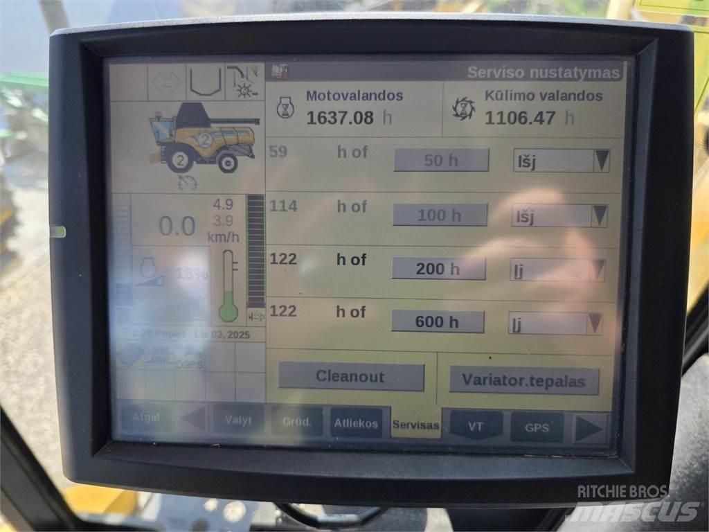 New Holland CX8.80 Ražas novākšanas kombaini
