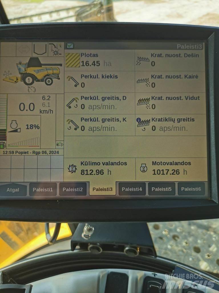 New Holland CX8.85 Ražas novākšanas kombaini