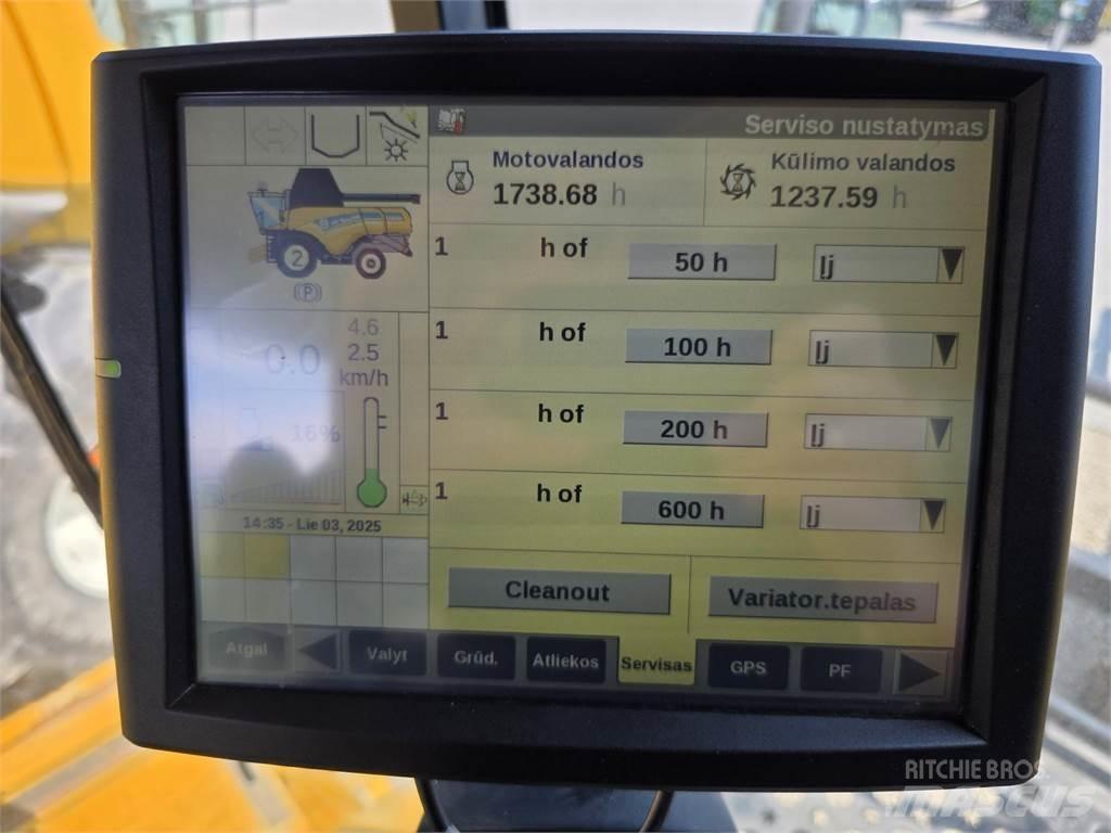 New Holland CX8.85 Ražas novākšanas kombaini