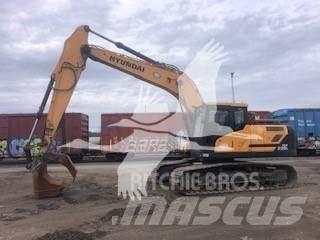 Hyundai HX220L Kāpurķēžu ekskavatori
