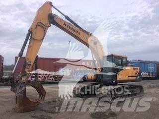 Hyundai HX220L Kāpurķēžu ekskavatori